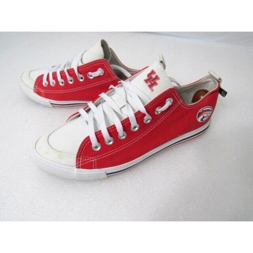 SKICKS Houston Cougars‎ Red White Low-Top Shoes M9 W11